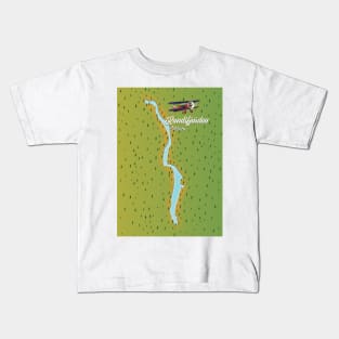 Randsfjorden Norway Kids T-Shirt